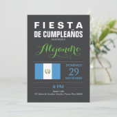 Invitation Moderne : Fête Guatemala (Debout devant)