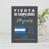 Invitation Moderne : Fête Nicaragua (Debout devant)