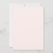 Invitation Moderne Fleur Tropicale Douce 16 Rose (Dos)