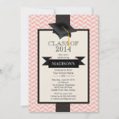 Invitation moderne formelle de fête de remise des (Devant)