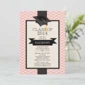 Invitation moderne formelle de fête de remise des (Debout devant)