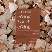 Invitation Moderne Funny minima de typographie Mariage en ter