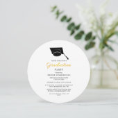 Invitation Moderne Grad 2025 Simple Graduation Party (Debout devant)