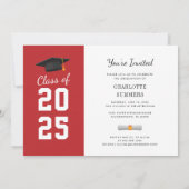 Invitation Moderne Grad Photo Graduation 2025 Party (Dos)