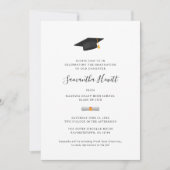 Invitation Moderne Graduate Photo Graduation 2025 Party (Devant)