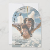 Invitation Moderne, Gras, Photo, Mariage, Arc (Devant)