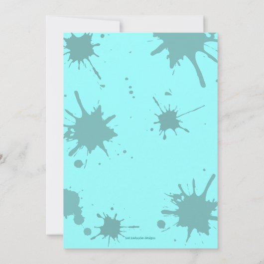 Invitation moderne Grungy BBQ (Dos)