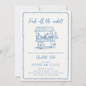 Invitation Moderne hors Fête des mariées des fermiers (Devant)