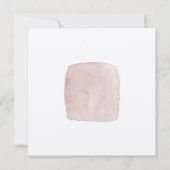 Invitation moderne la plus simple (Dos)