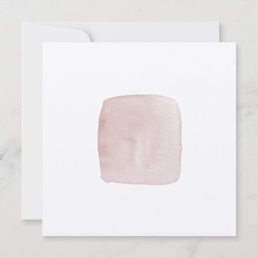 Invitation moderne la plus simple (Dos)