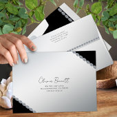 Invitation Moderne Luxe 15e Anniversaire de Mariage