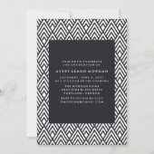 Invitation Moderne Luxe Rose Gold Lettering Party (Dos)
