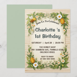 Invitation Moderne Mignon C'est si doux d'être le premier ann