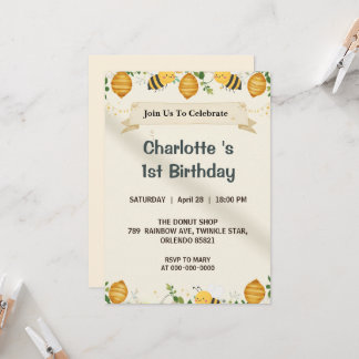 Invitation Moderne Mignon C'est si doux d'être le premier ann