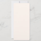 Invitation Moderne, Minimal, Beige, Mariage (Dos)