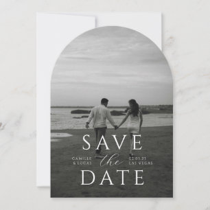 Invitation Moderne minimal Enregistrer l'invitation de date