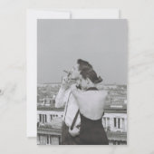 Invitation Moderne minimal Enregistrer l'invitation de date (Dos)