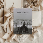 Invitation Moderne minimal Enregistrer l'invitation de date