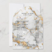 Invitation Moderne, Minimal, Marbre, Salon Tarifs (Devant)