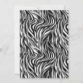 Invitation Moderne minimal noir et blanc 30e anniversaire (Dos)