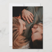 Invitation Moderne minimaliste en terre cuite Mariage Boho (Dos)