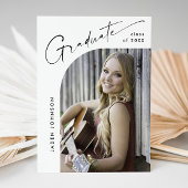 Invitation Moderne minimaliste Grad PHOTO Graduation Party