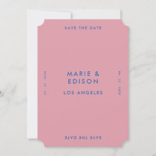 Invitation Moderne minimaliste Mariage simple Enregistrer la