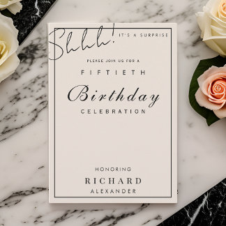 Invitation Moderne minimaliste N'IMPORTE QUEL Jour faste