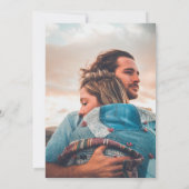 Invitation Moderne minimaliste Nouveau plan de calligraphie (Dos)