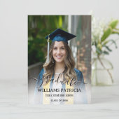 Invitation Moderne Minimaliste Simple Photo Décontracté Diplô (Debout devant)