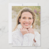 Invitation Moderne minimaliste simple sauge vert 60e annivers (Dos)