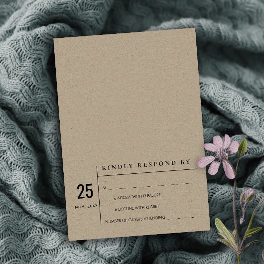 INVITATION MODERNE MODERNE MODERNE DE MARIAGE DE TYPOGRAPHIE