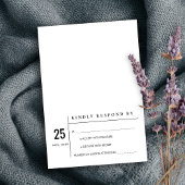 INVITATION MODERNE MODERNE MODERNE NOIR TYPOGRAPHIE MARIAGE R