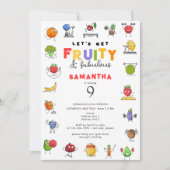 Invitation Moderne N'Importe Quel Âge Fruité & Fabuleux Gym G (Devant)