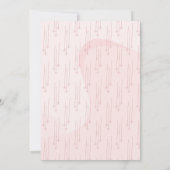 Invitation Moderne Oh Baby Beige Baby shower esthétique (Dos)