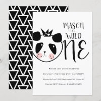 Moderne Panda Mignon Gras Safari Anniversaire Sauv