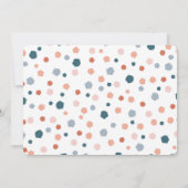 Invitation Moderne Pastel Aquarelle Arc-en-ciel Photo Anniver (Dos)