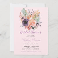 Moderne Pastel Floral Bouquet Fête des mariées ros