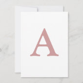 Invitation Moderne Pastel rose arc-en-ciel Boho Devinez le no (Dos)