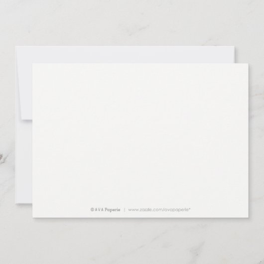 Invitation Moderne peint botanique verdure mariage rustique (Dos)