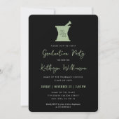 Invitation Moderne PharmD Pharmacy School Graduation (Devant)