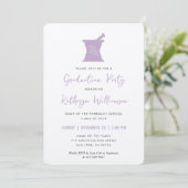 Invitation Moderne PharmD Pharmacy School Graduation (Debout devant)