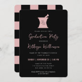 Invitation Moderne PharmD Pharmacy School Graduation (Devant / Derrière)