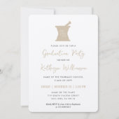 Invitation Moderne PharmD Pharmacy School Graduation (Devant)