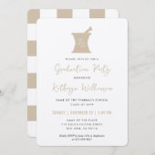 Invitation Moderne PharmD Pharmacy School Graduation (Devant / Derrière)