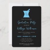 Invitation Moderne PharmD Pharmacy School Graduation (Devant)