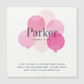 Invitation moderne pour fête d'anniversaire enfant (Devant)