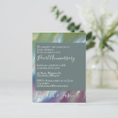 Invitation moderne pour le 30e anniversaire de mar (Debout devant)