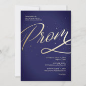 Invitation moderne pour le bal de promo (Devant)