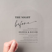 Invitation moderne pour le dîner de répétition de (In situ (ordinateur de poche))